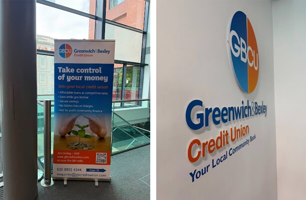 Custom banner stand and wall graphics